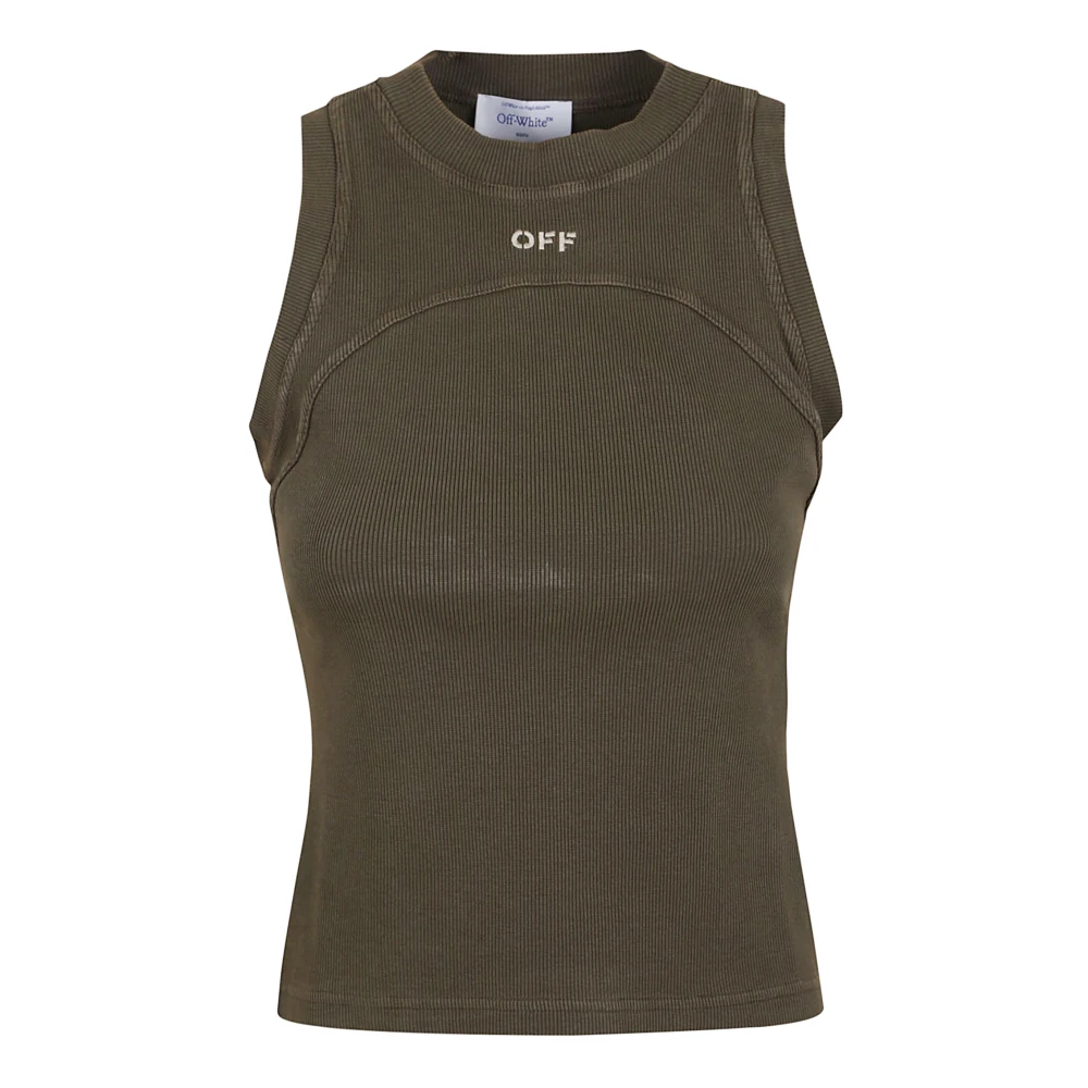 Tops > Sleeveless Tops - - Off White - Modalova
