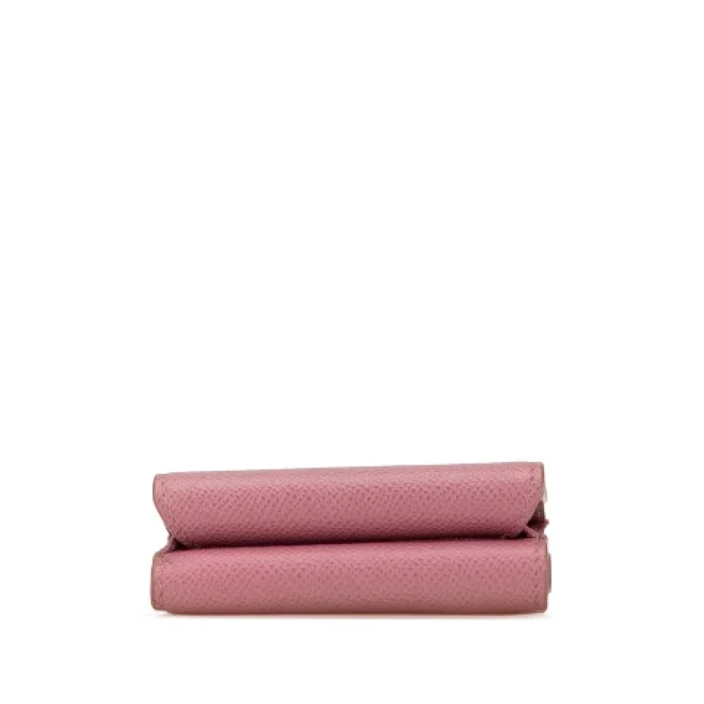 Dior Vintage Pre-owned Leather wallets Pink Dames