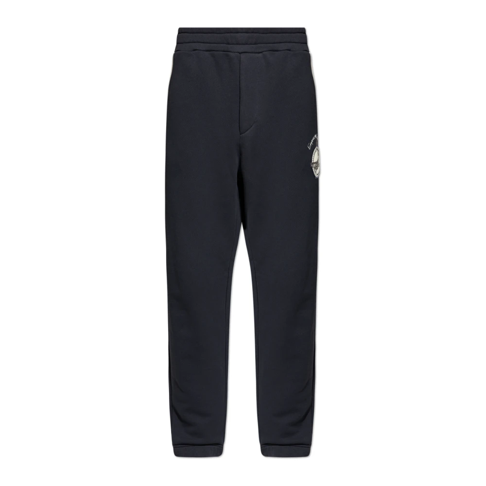 Emporio Armani Sweatpants Blue Heren
