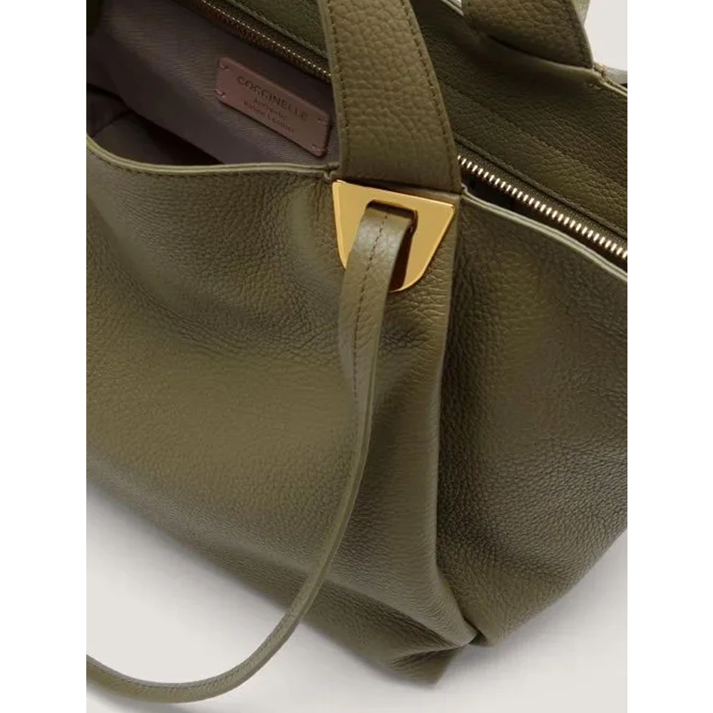 Coccinelle Tote tas met zigzag patroon Green Dames