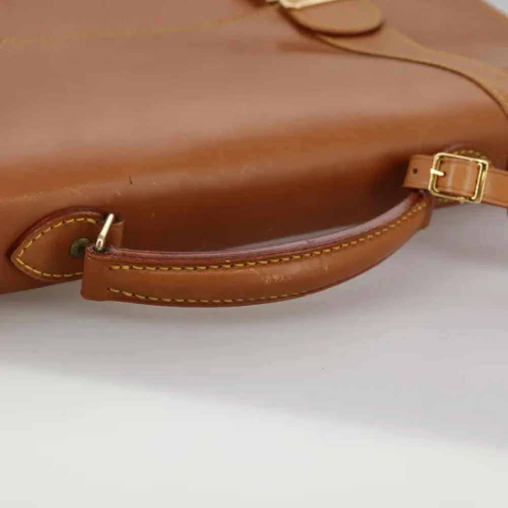 Louis Vuitton Vintage Pre-owned Leather handbags Brown Dames