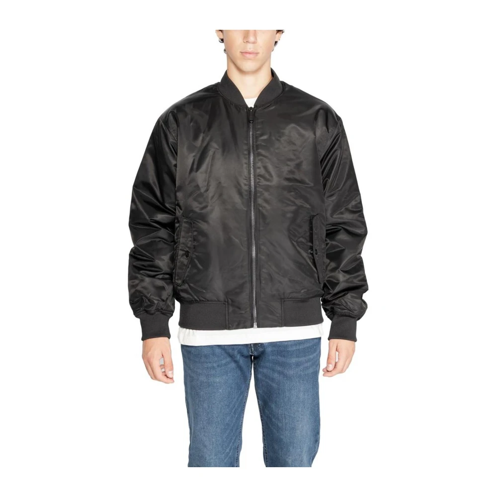 Calvin Klein Jeans Zwarte Lichtgewicht Polyamide Jas Heren Collectie Black Heren