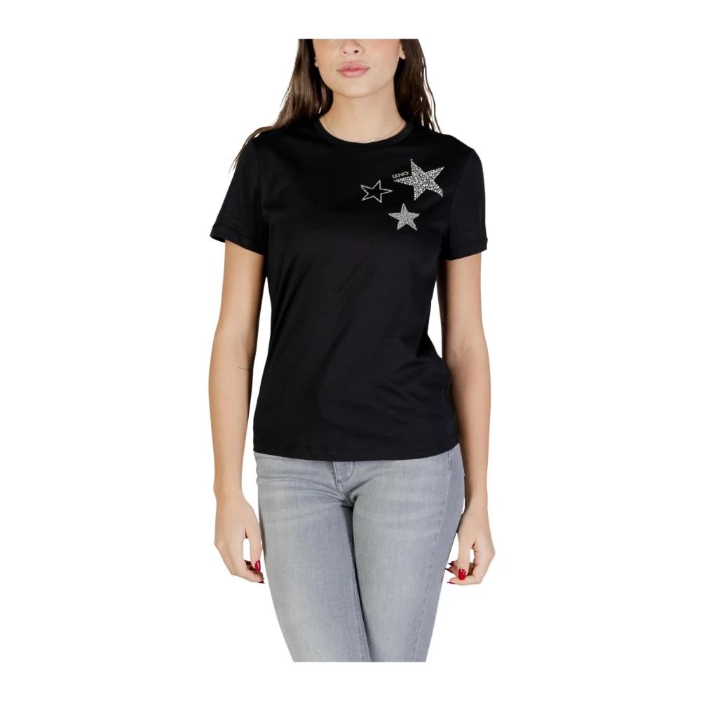 Liu Jo Mujer Negro Camisetas, Talla: Xl