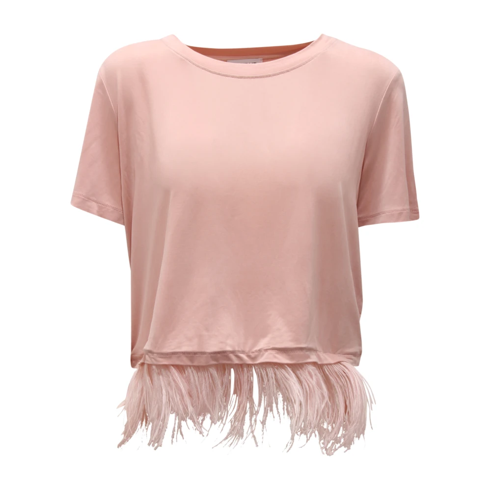 Dondup Mujer Rosado Camisetas, Rosa, Talla: S