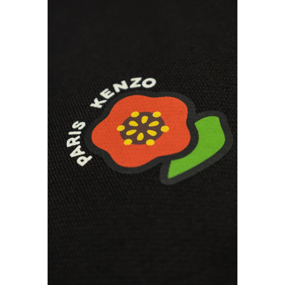 Kenzo Sweatshirt met bedrukt logo Black Heren