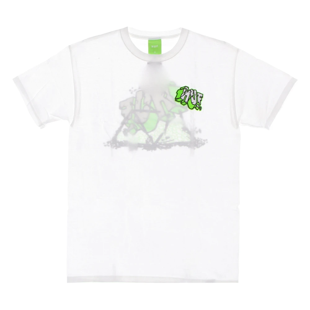 HUF Witte Triple Triangle Tee Heren T-shirt White Heren