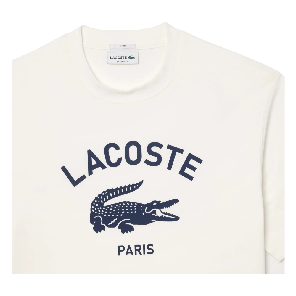 Lacoste T-shirt White Heren