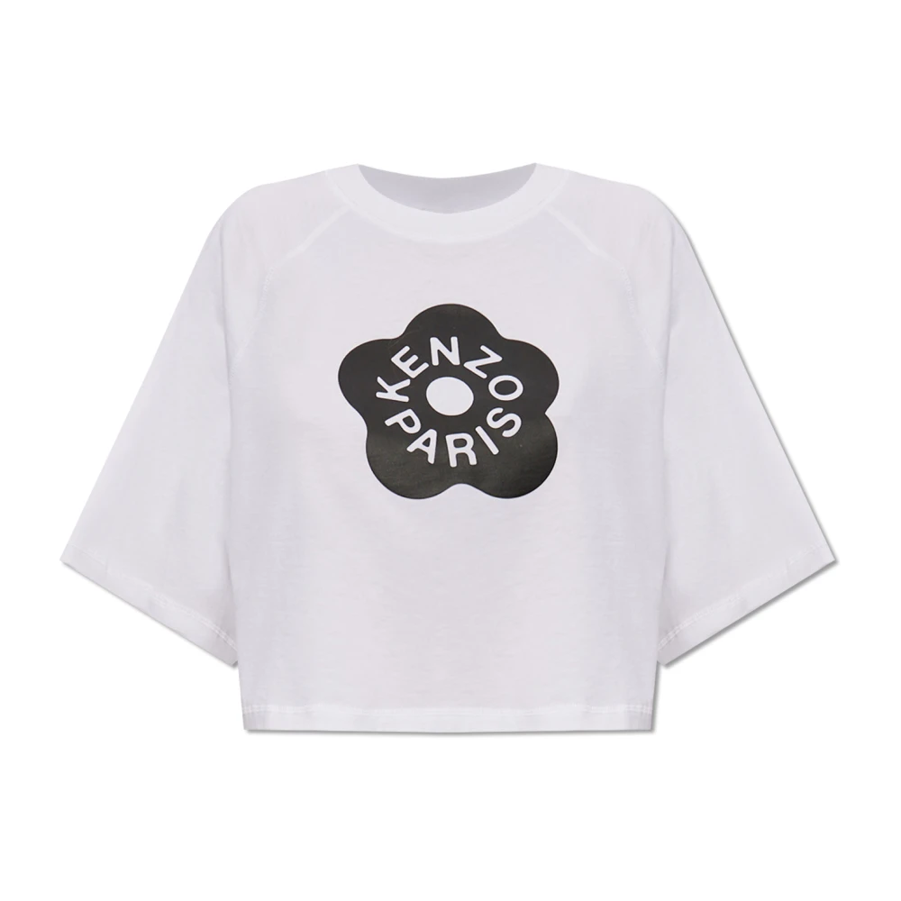 Kenzo T-shirt met logo White Dames