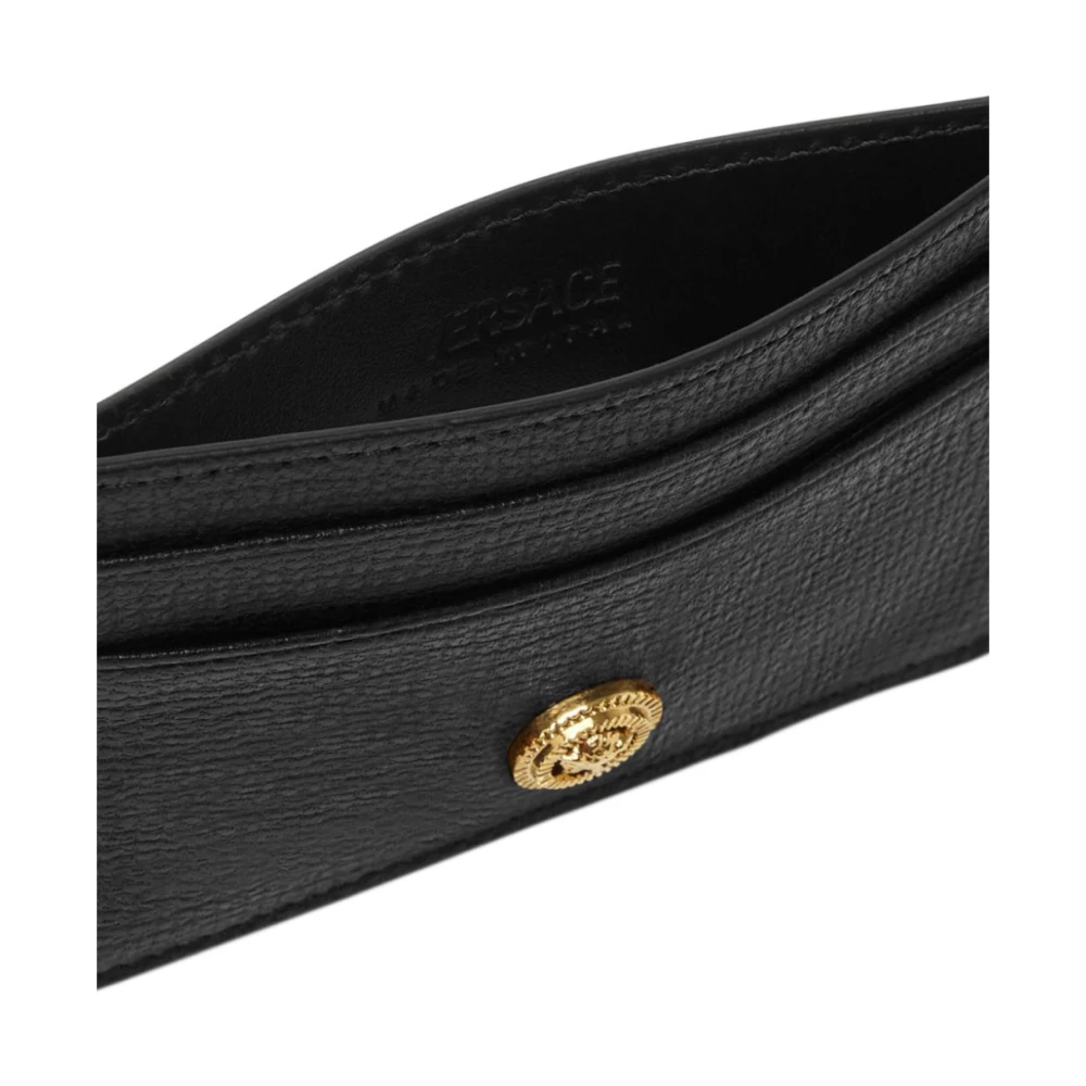 Versace Zwarte Portemonnees voor Mannen Black Heren