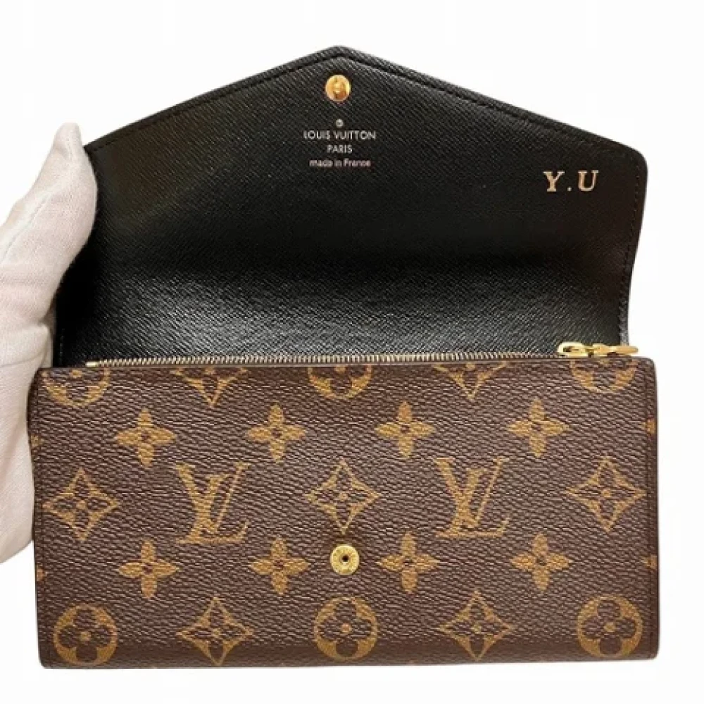 Louis Vuitton Vintage Pre-owned Canvas wallets Brown Dames