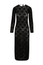 robe-longue-noire-etoilee