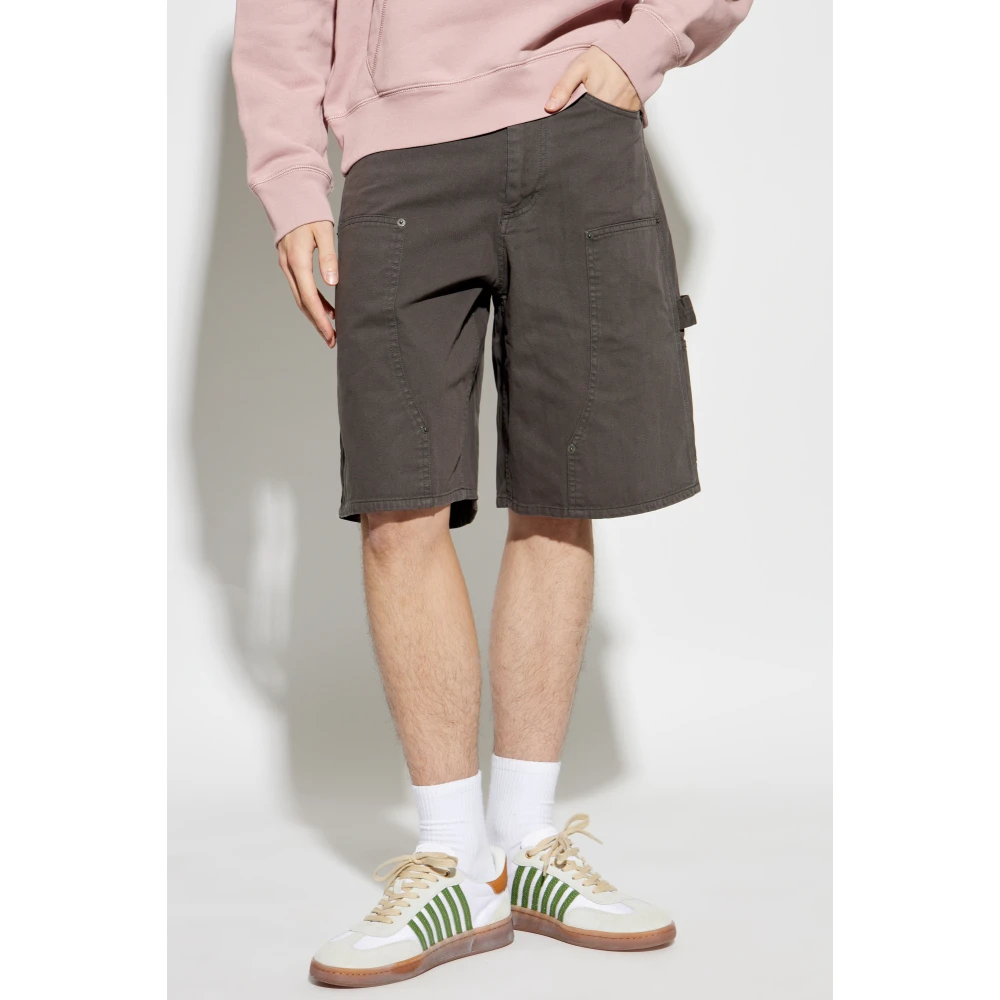 Zadig & Voltaire Katoenen shorts Gray Heren
