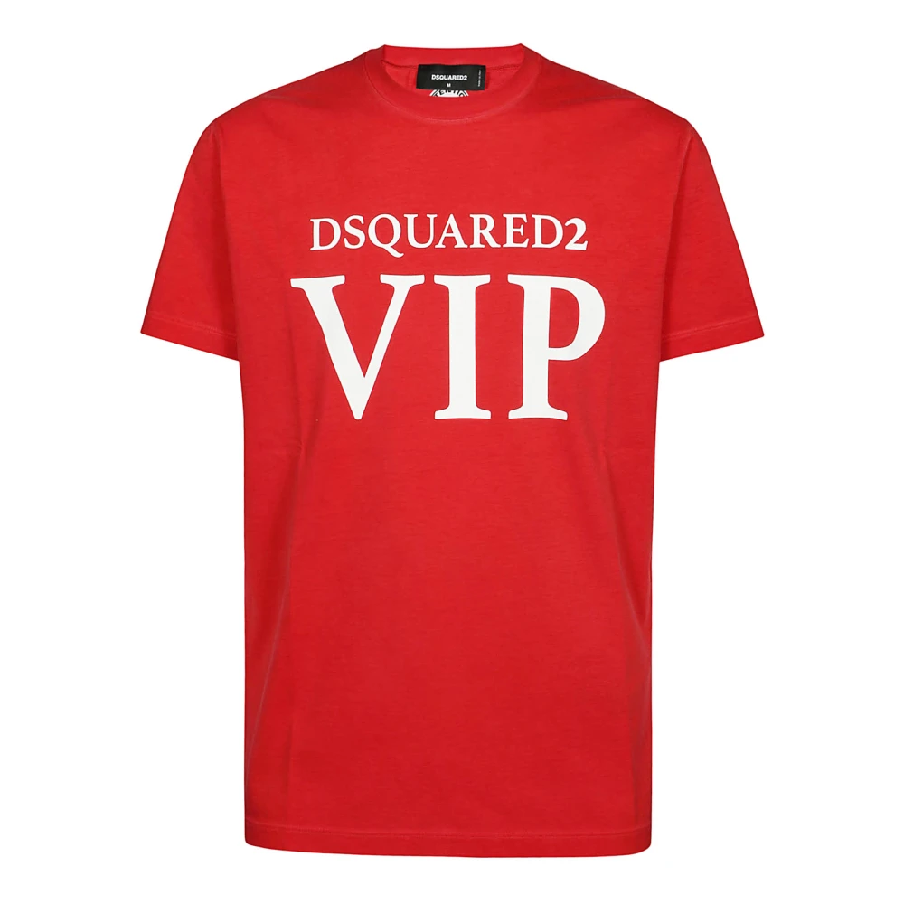 Dsquared2 Rode Cool Fit T-Shirt Red Heren