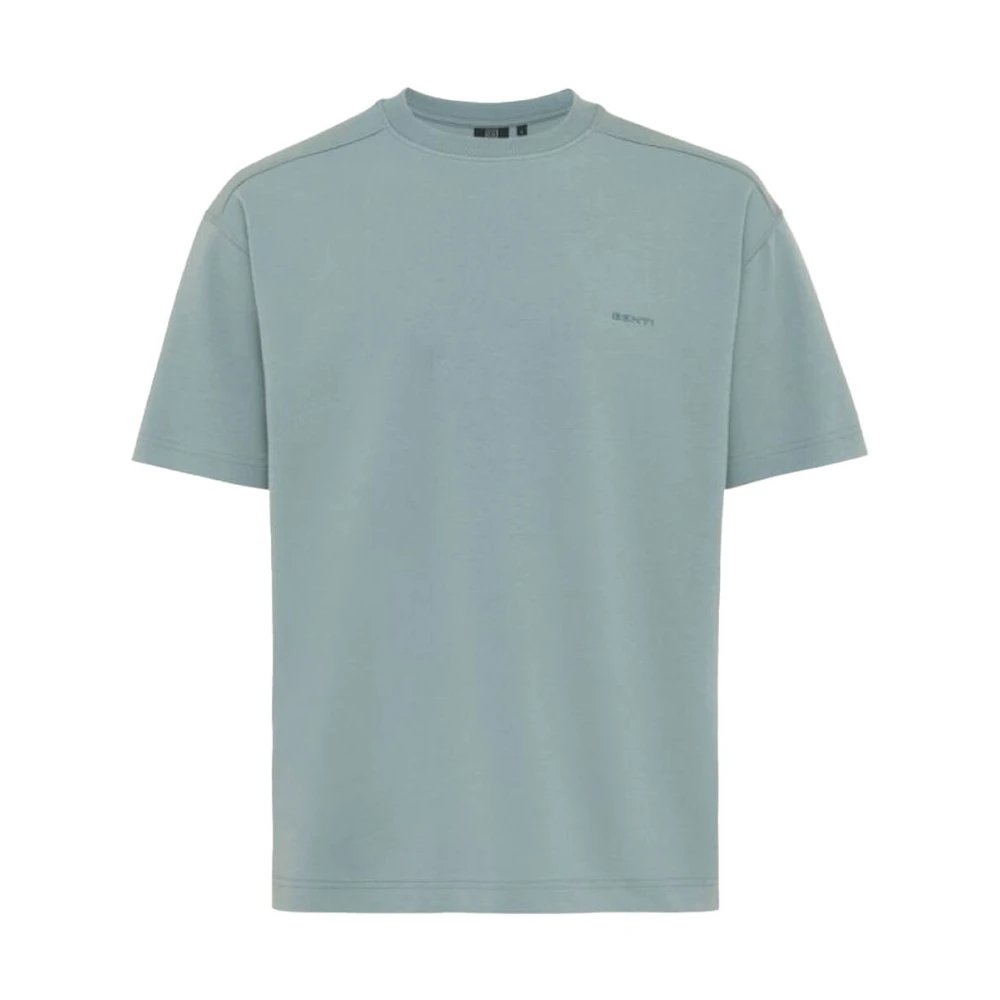 Genti Korte Mouw T-shirt Green Heren