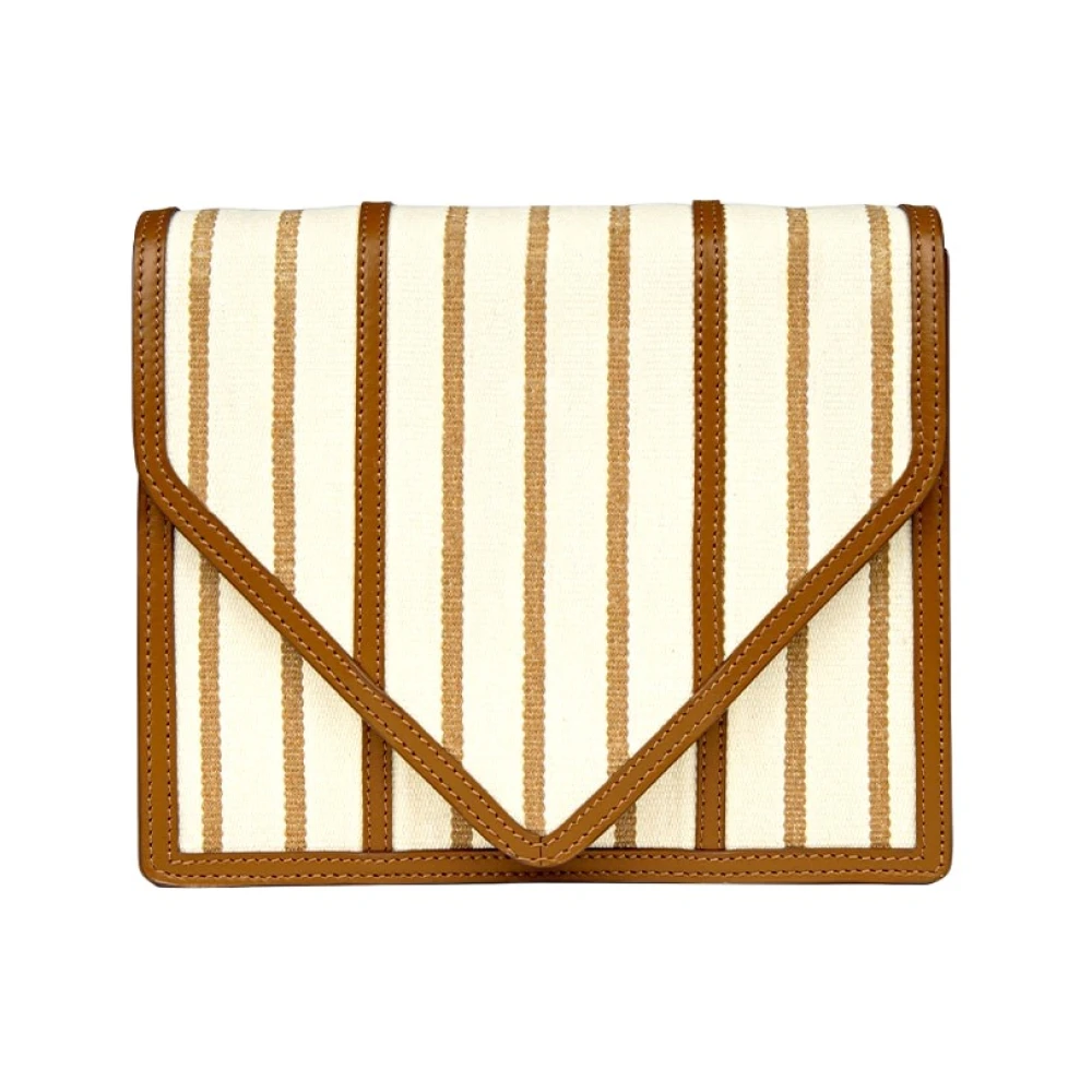 Marina Raphael Karamel Crème Canvas Schoudertas Multicolor Dames