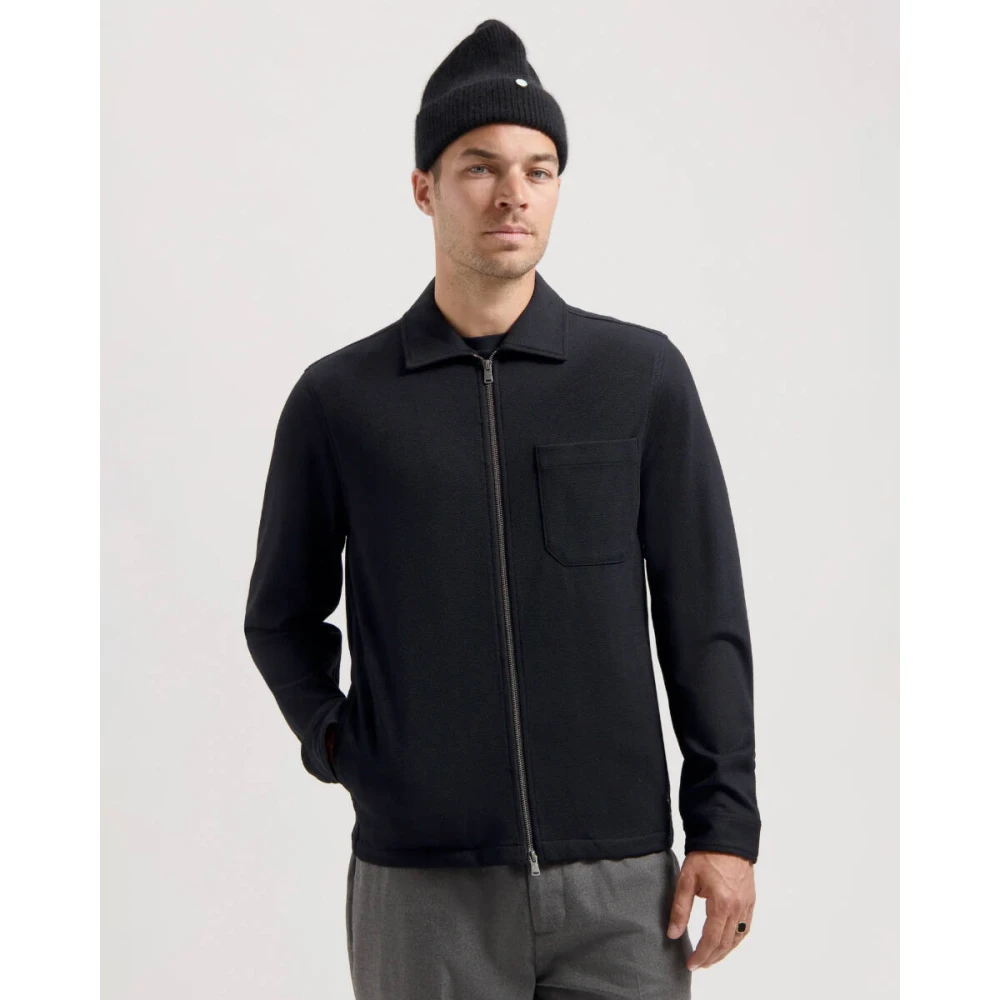 Dstrezzed Pike Overshirt Stijlvolle Casual Shirt Black Heren