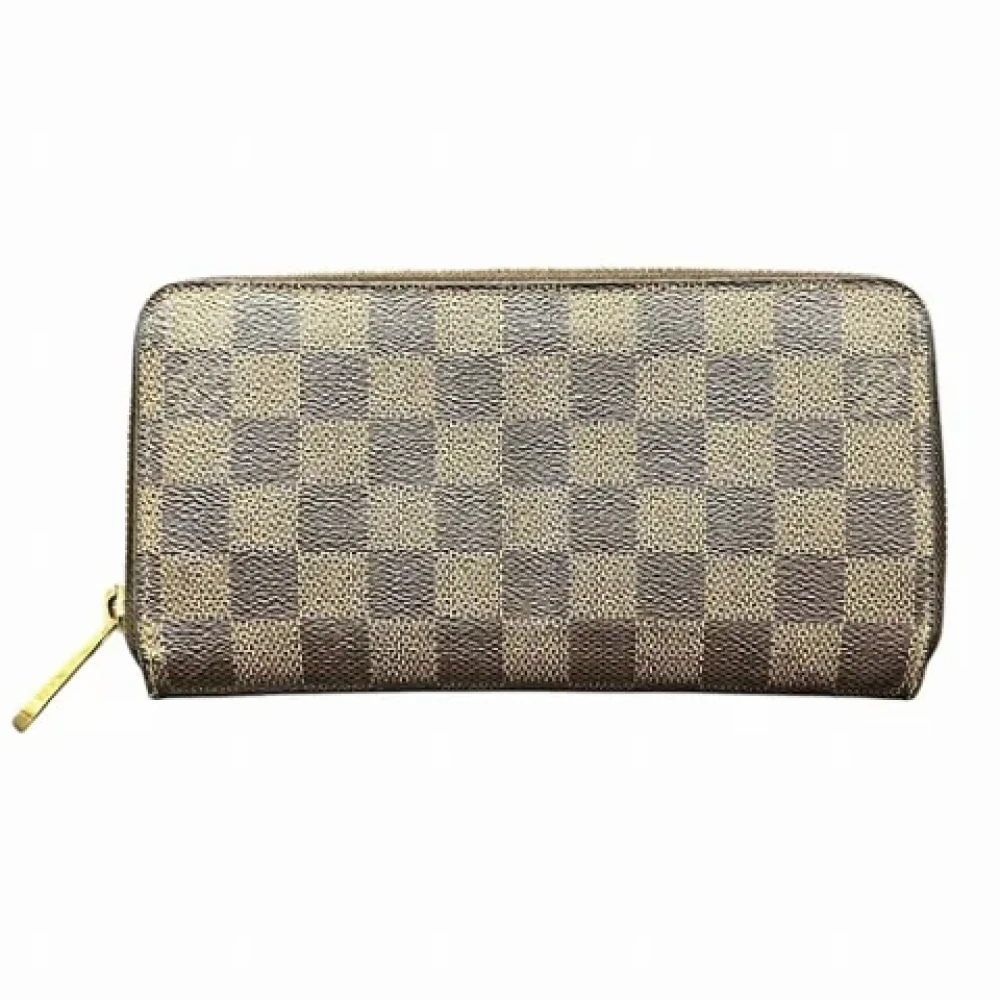 Louis Vuitton Vintage Pre-owned Fabric wallets Brown Dames