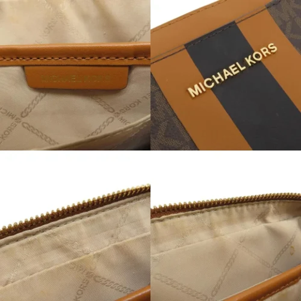 Michael Kors Pre-owned Canvas crossbody-bags Brown Dames
