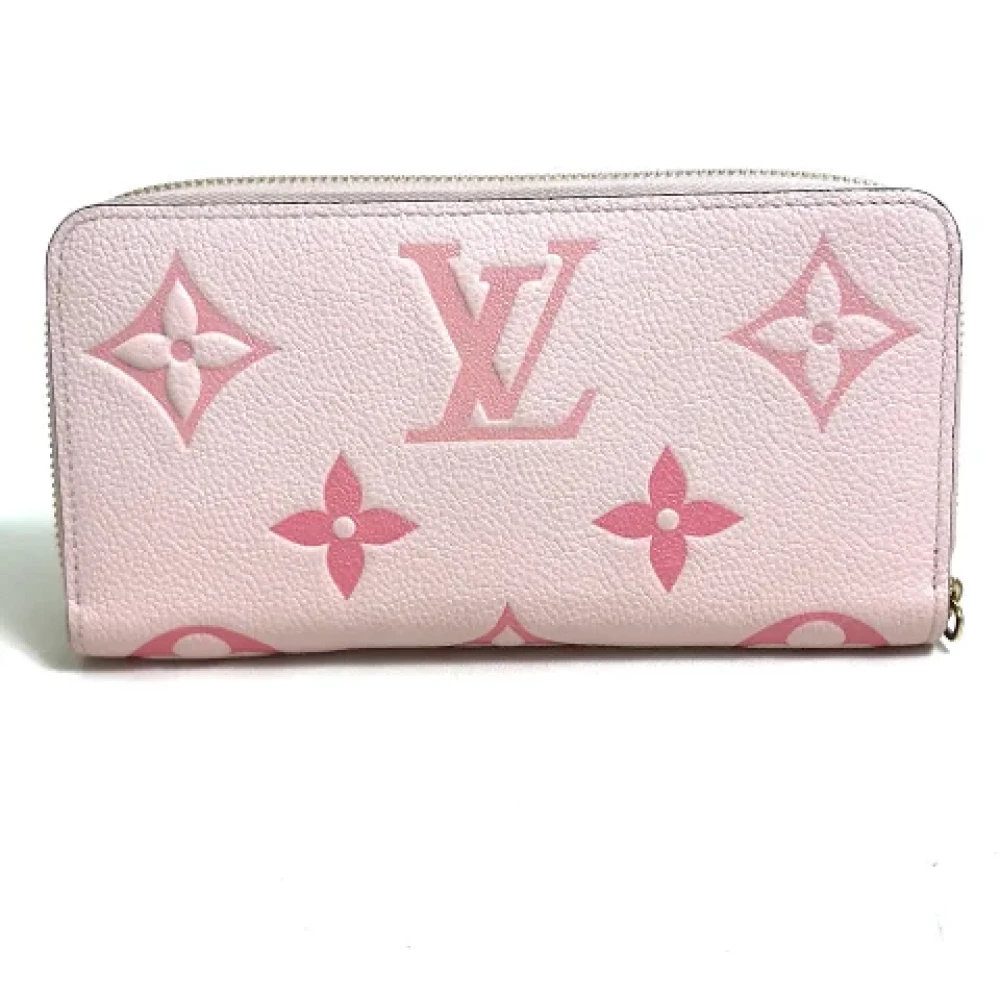 Louis Vuitton Vintage Pre-owned Leather wallets Pink Dames