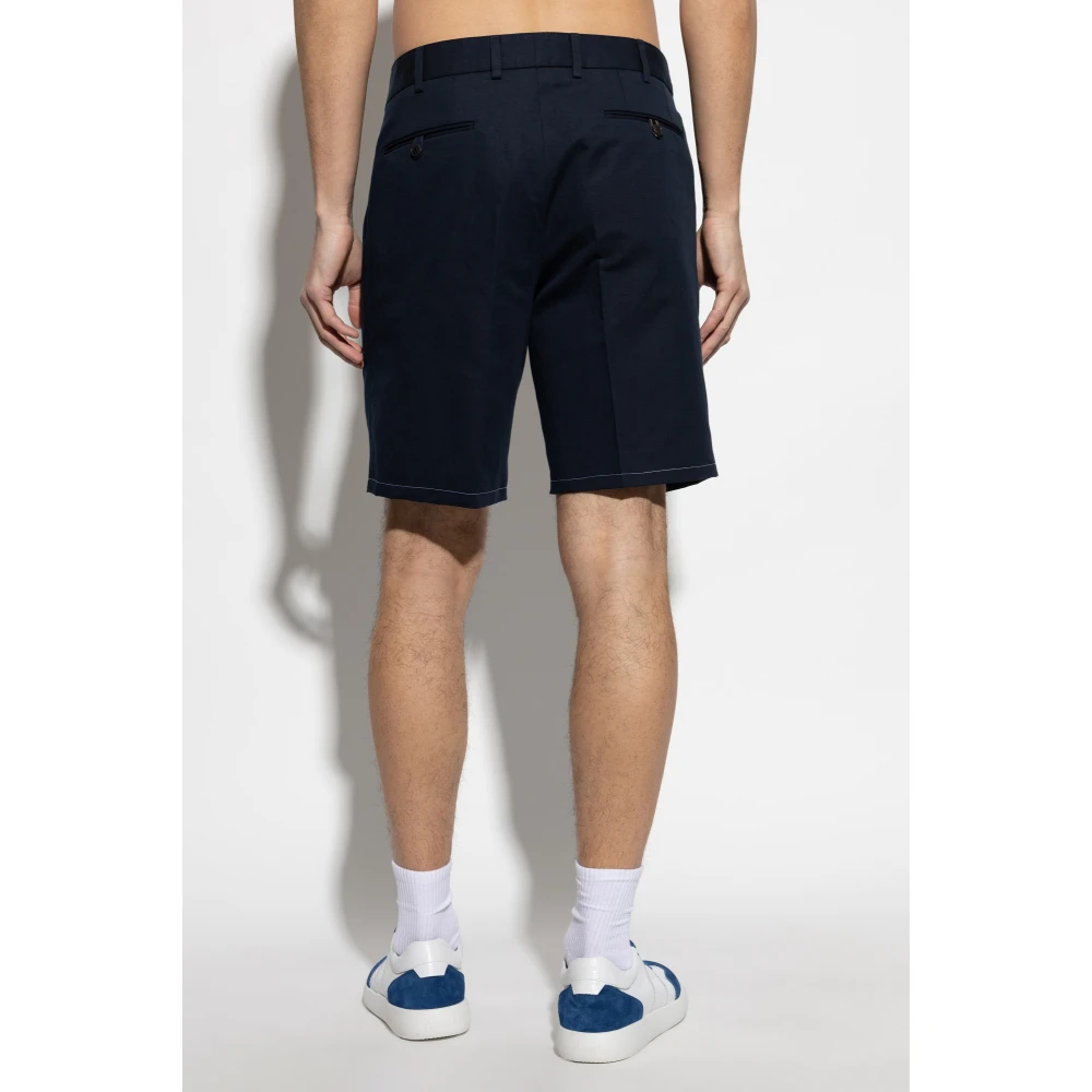Brioni Shorts met zakken Blue Heren