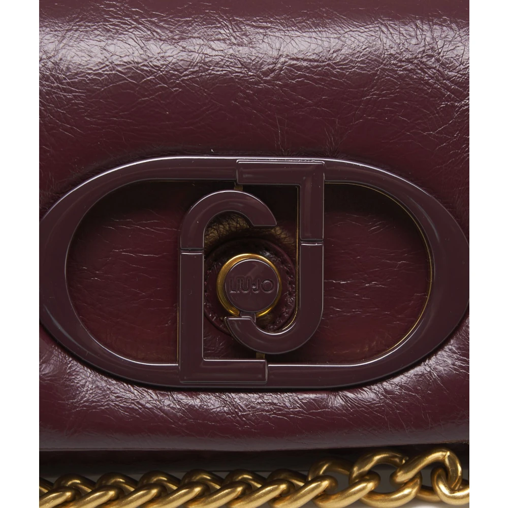 Liu Jo Stijlvolle Schoudertas met Gouden Details Red Dames