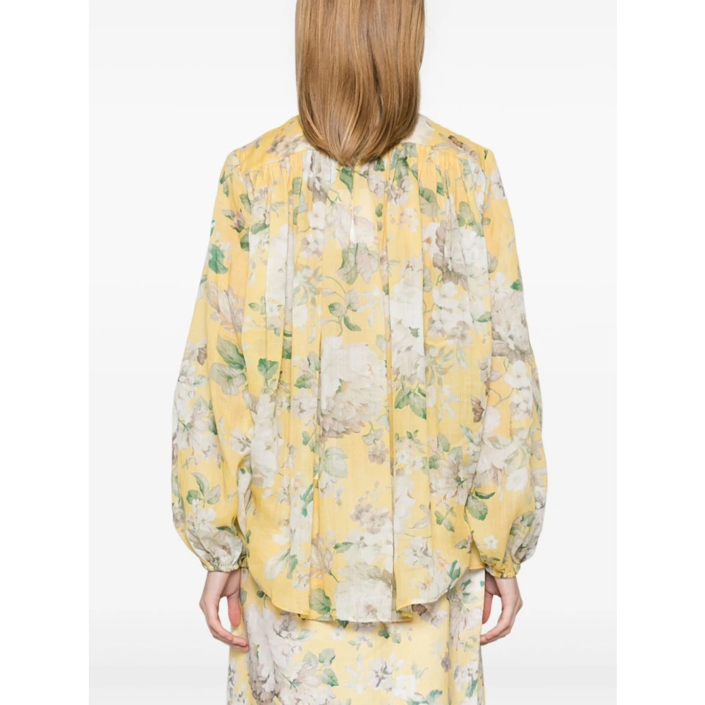 Zimmermann Gele Bloemen Sweater Multicolor Dames