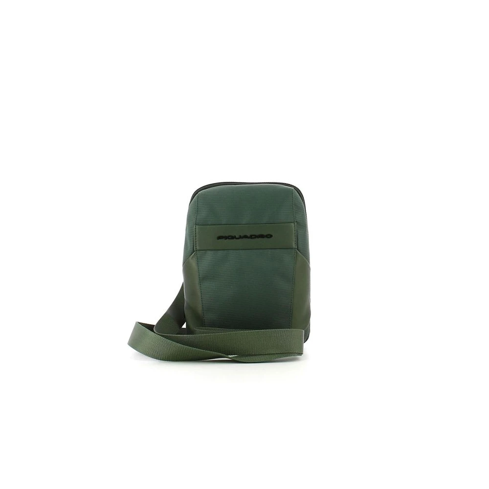 Piquadro Mannelijk Groente Tassen Heren, Groen, One Size, Cross Body Bags