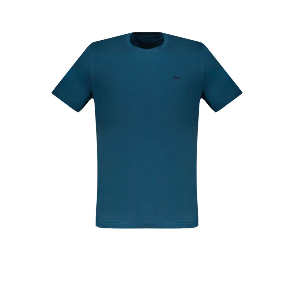 Harmont & Blaine T-shirt gemaakt van blauwe katoen Blue Heren
