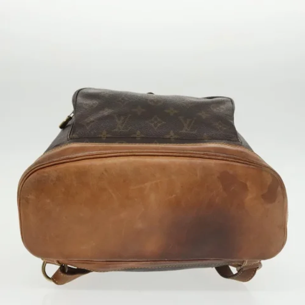 Louis Vuitton Vintage Pre-owned Canvas backpacks Brown Dames