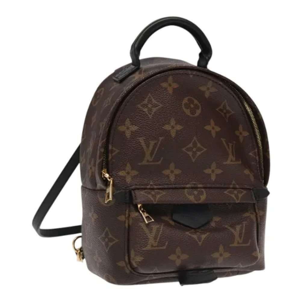 Louis Vuitton Vintage Pre-owned Canvas backpacks Brown Dames