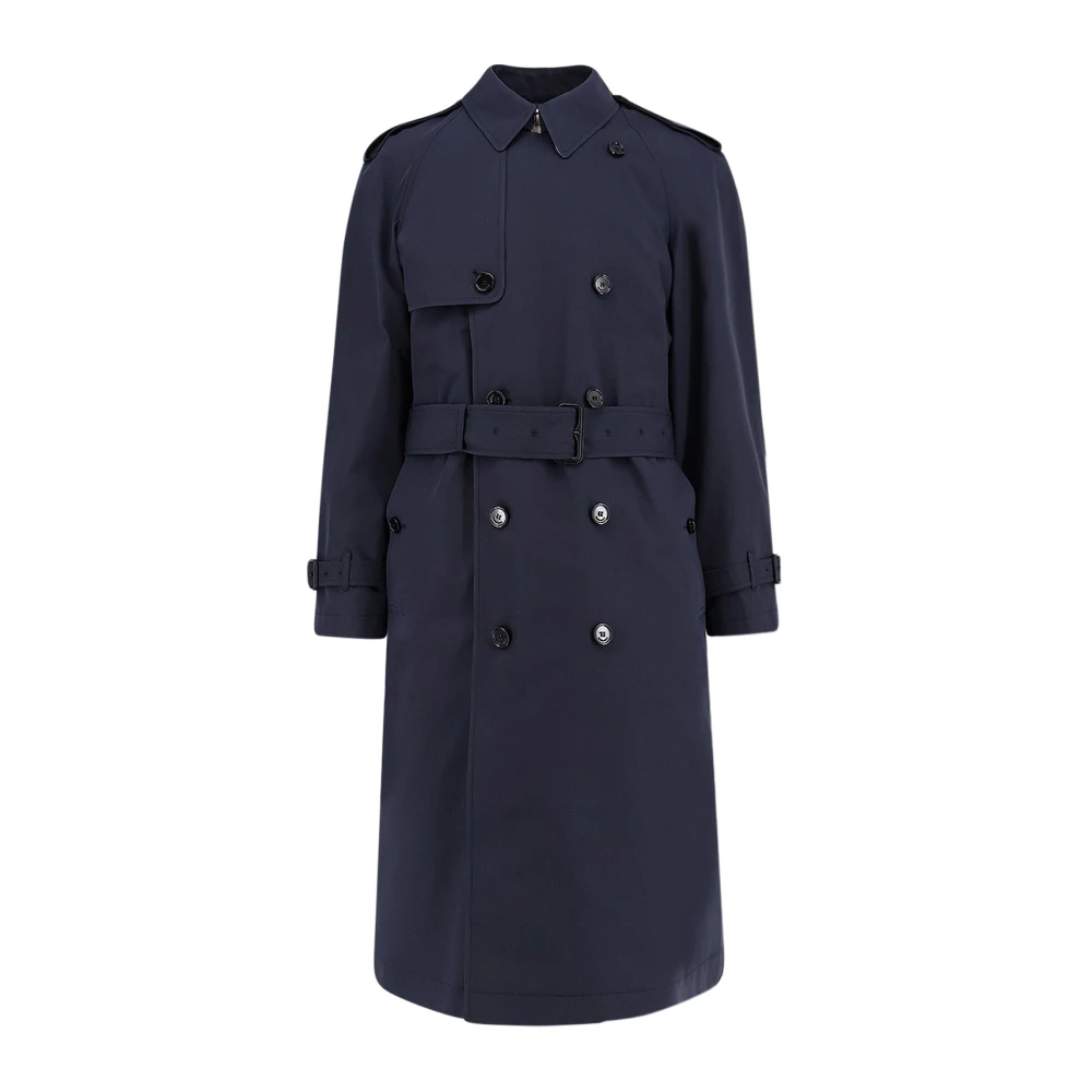 Burberry Men's Blue Trench Coats, S, Trench Coat