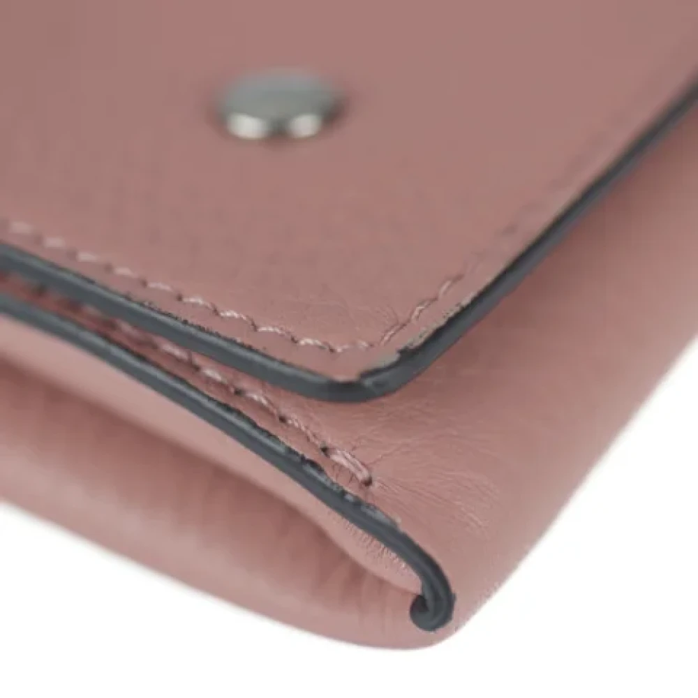 Burberry Vintage Pre-owned Leather wallets Pink Dames