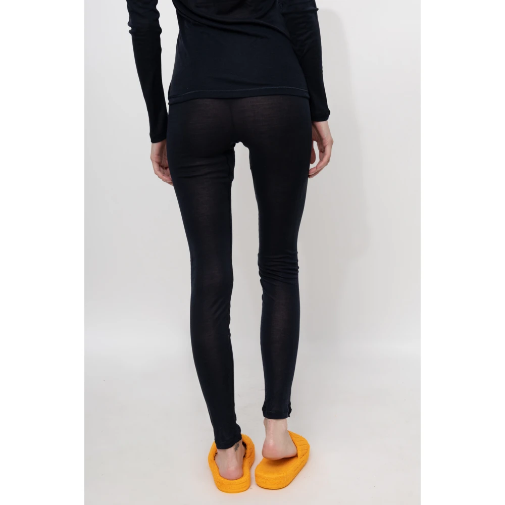 Hanro Zijden leggings Black Dames