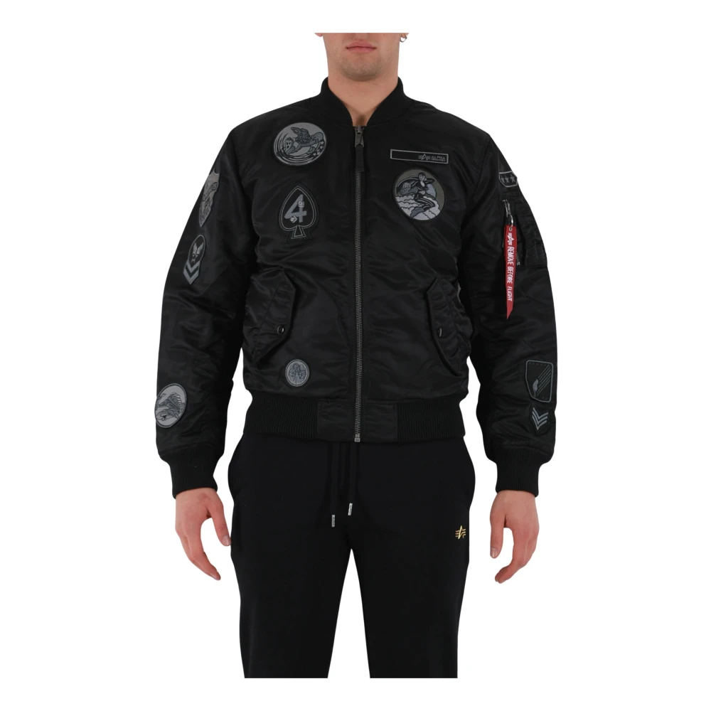 Alpha industries Patch Ma-1 Bomberjack Black Heren
