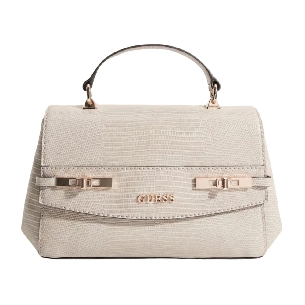 Guess Brown Handbags, Female, One Size, Melinda Triple Comp