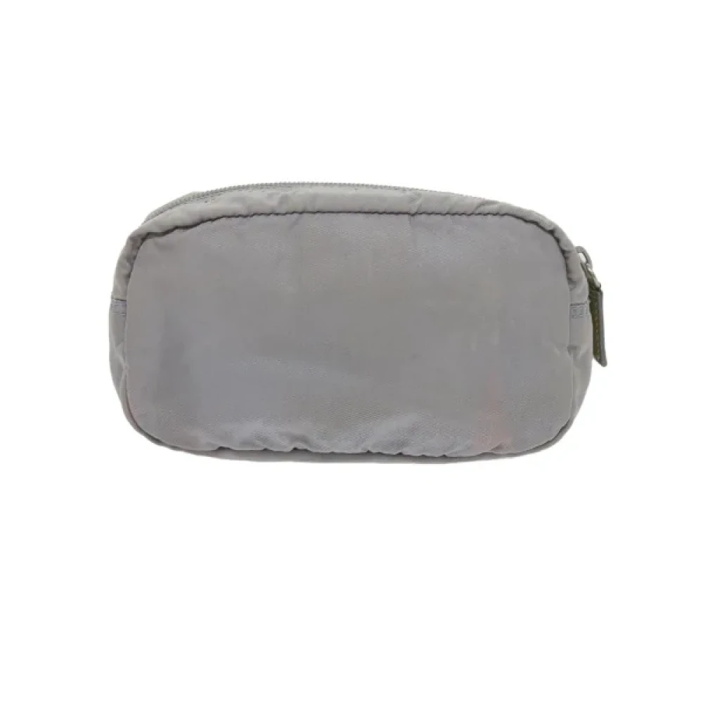 Prada Vintage Pre-owned Nylon prada-bags Gray Dames