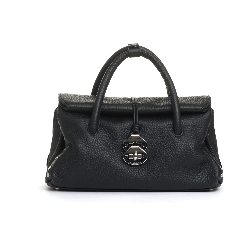 Zanellato Zwarte Dotta Centauro Dames Handtas Black Dames