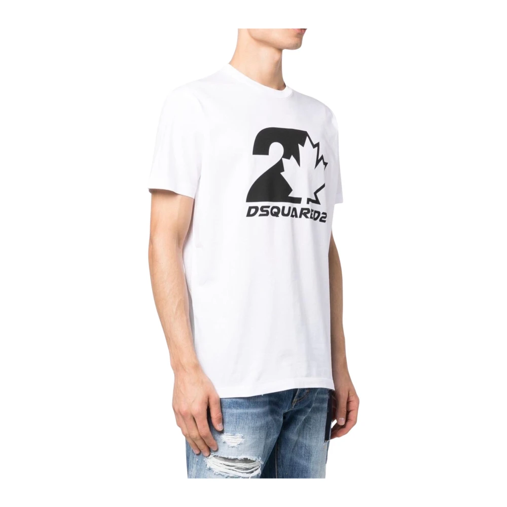 Dsquared2 Stijlvol T-shirt voor mannen White Heren