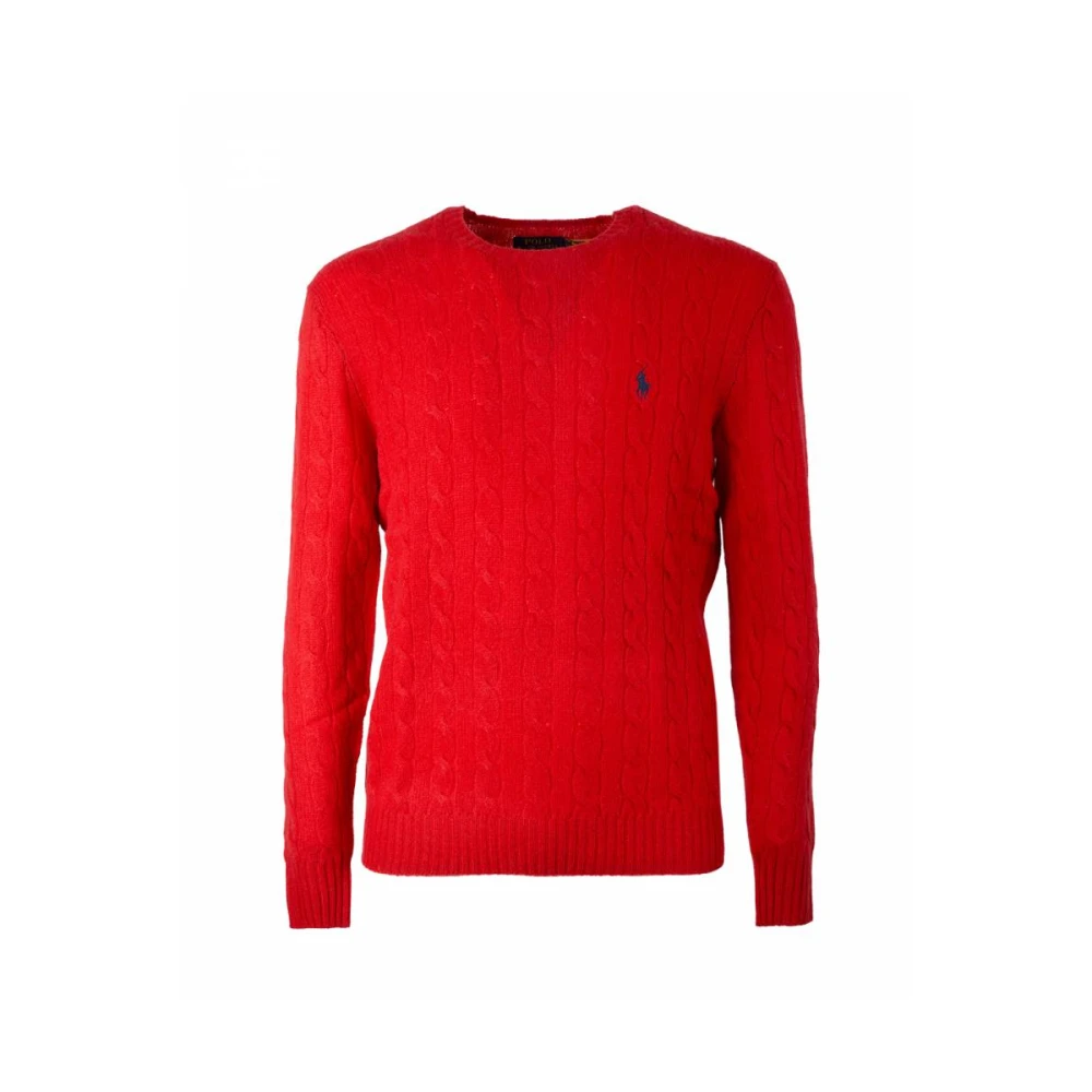 Polo Ralph Lauren Stijlvolle Longsleeve Pullover Trui Red Heren