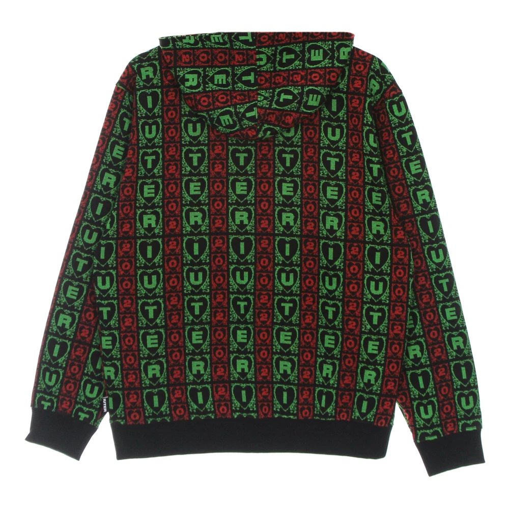 Iuter Mooie Jacquard Zip Hoodie Multicolor Heren
