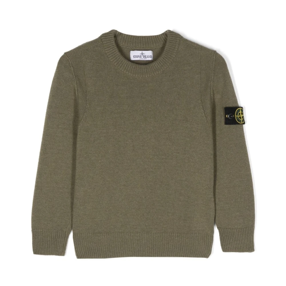 Stone Island Barn Stickad Tröja Green, Unisex