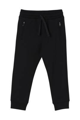 enfants-joggers-noirs-avec-poches-a-fermeture-eclair