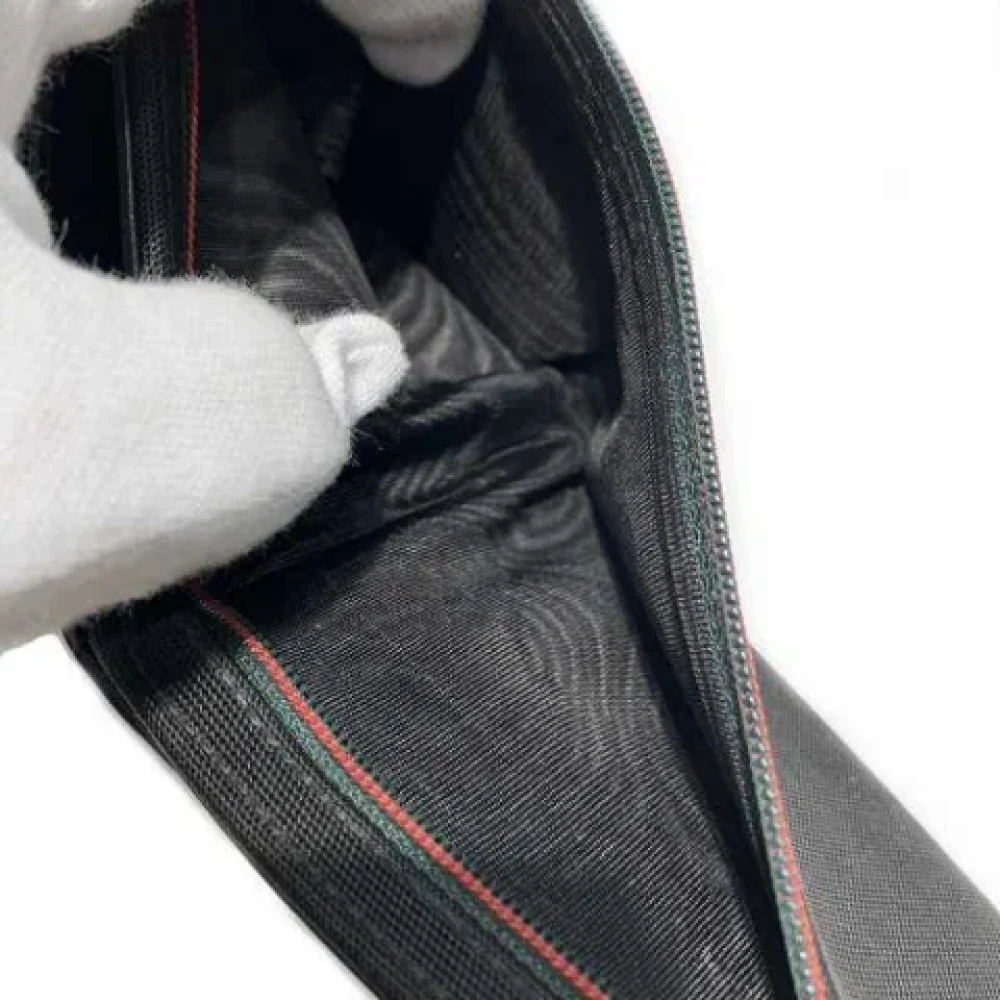 Gucci Vintage Pre-owned Leather wallets Black Heren
