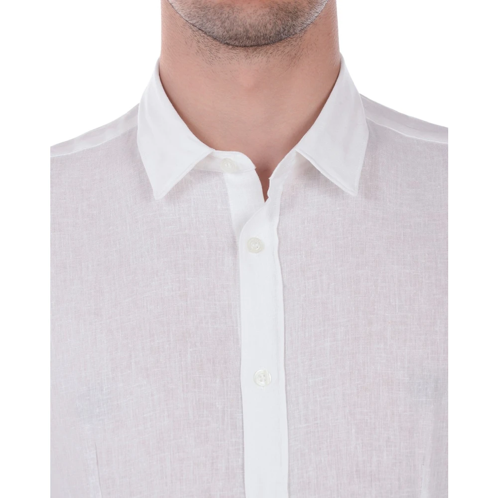 Daniele Alessandrini Basisoverhemd White Heren