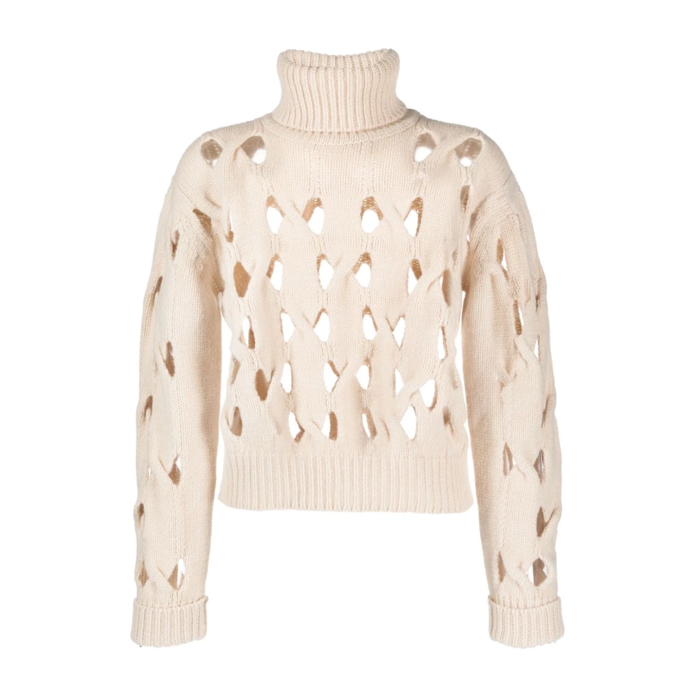 Federica Tosi Witte Sweatshirts voor Dames Aw23 White Dames