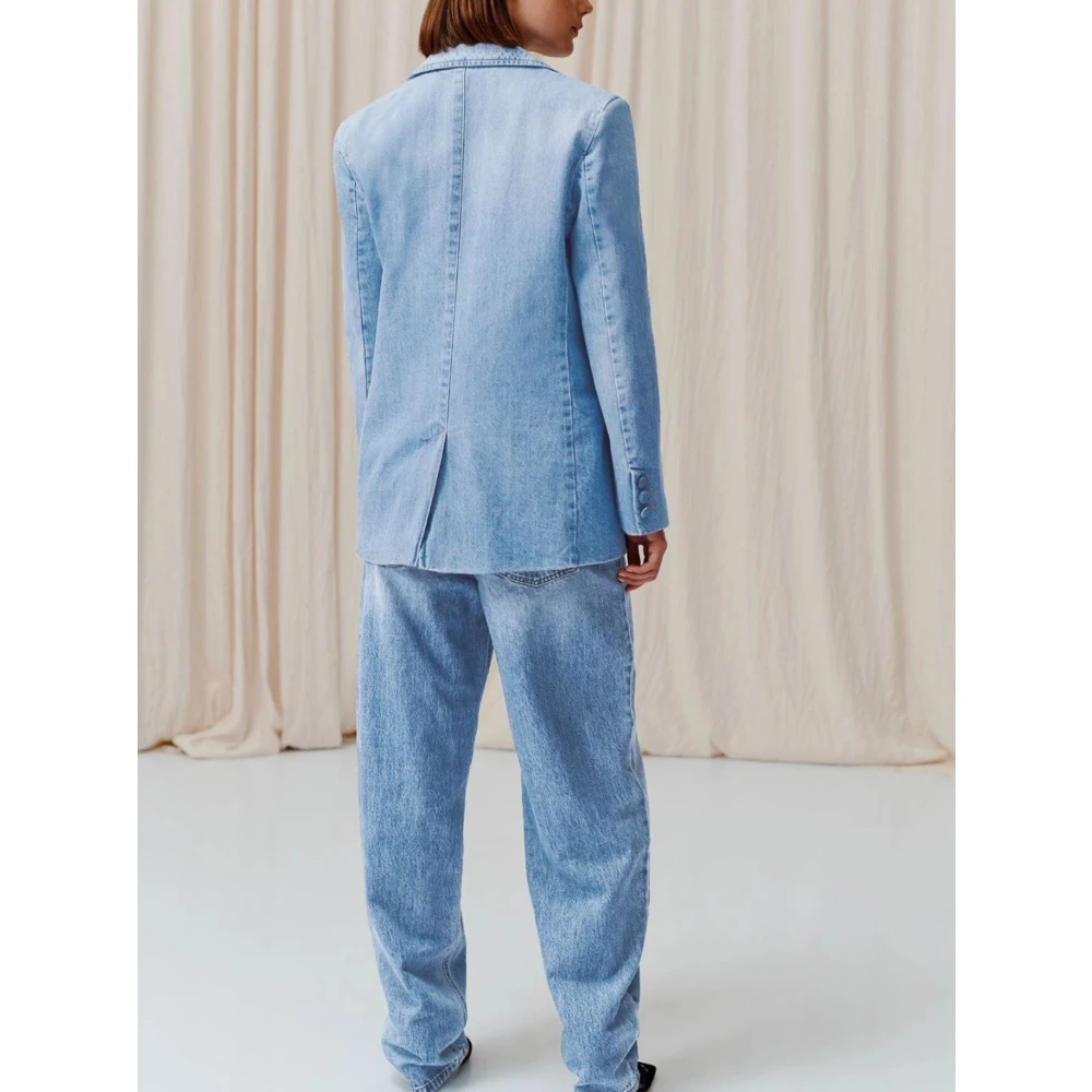Marella Klassieke Denim Jeans Blue Dames