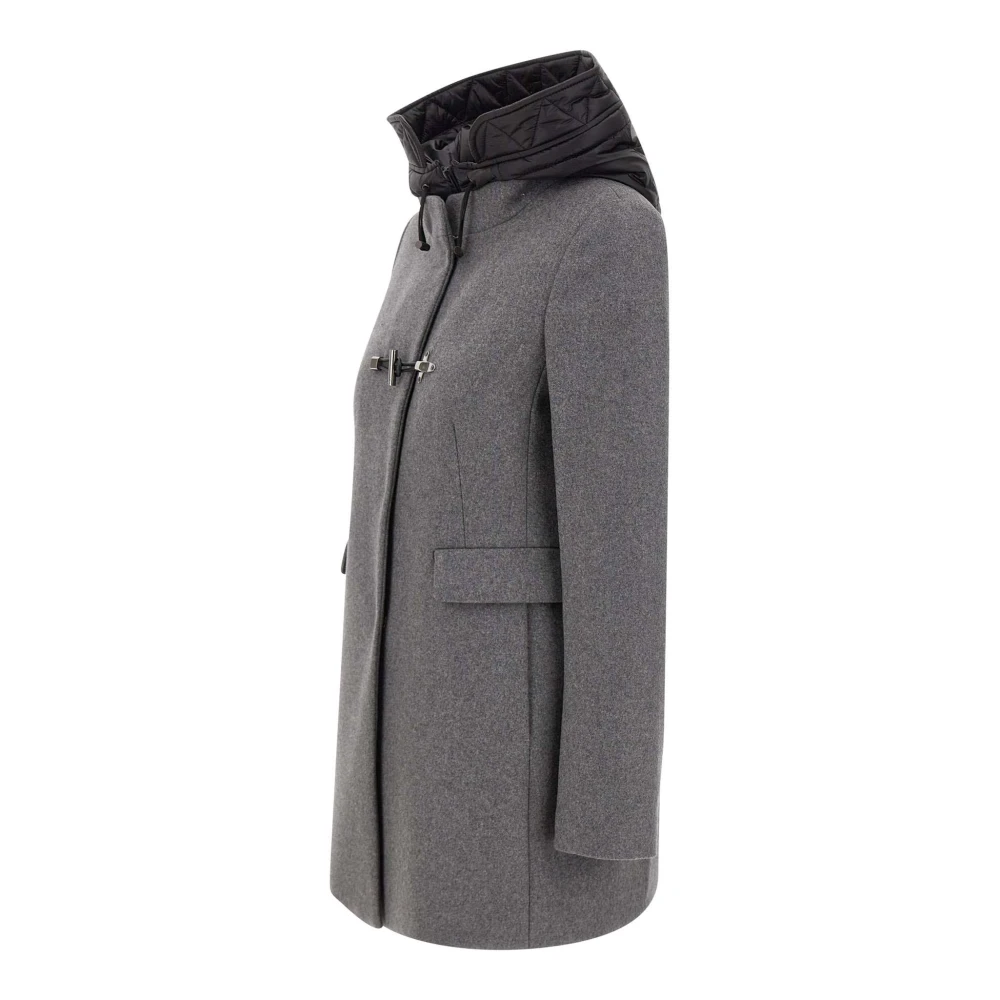 Fay Toggle Boat Dames Grijze Jas Gray Dames