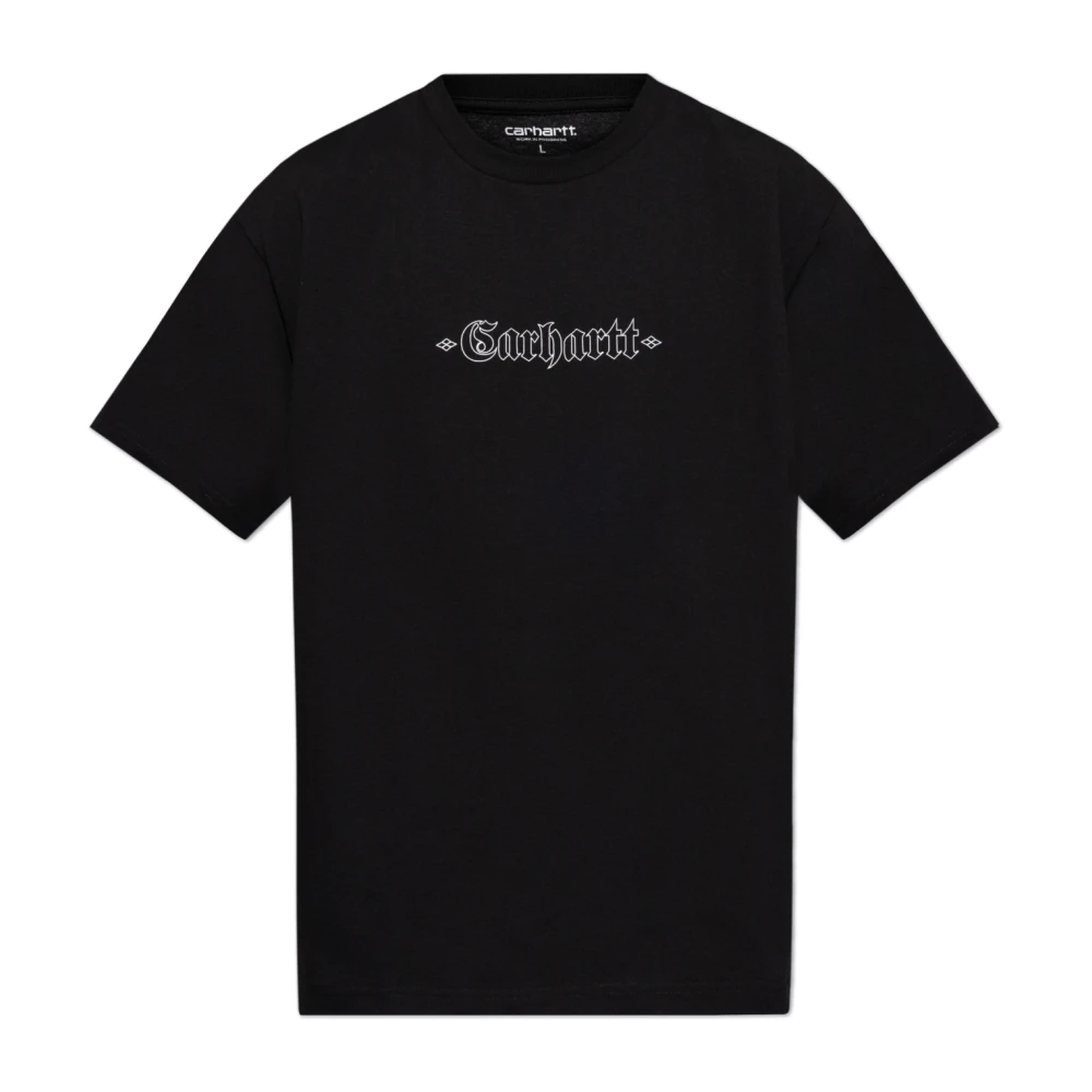Carhartt WIP T-shirt met logo Black Heren