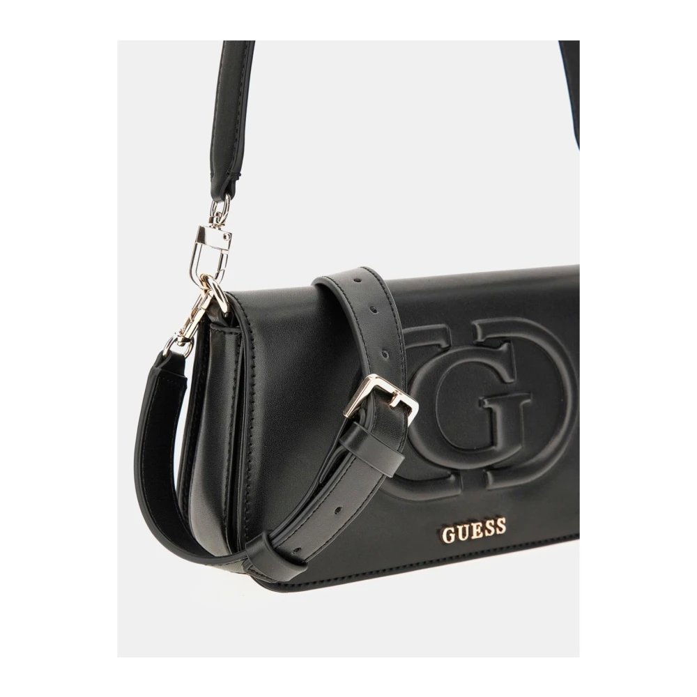 Guess Eco Mietta Schoudertas Zwart Black Dames