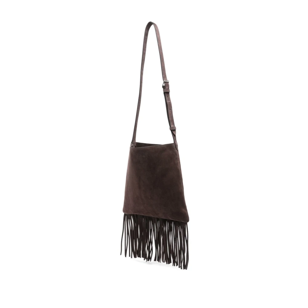 Valentino Garavani Bruine Schoudertas Herenmode Brown Heren